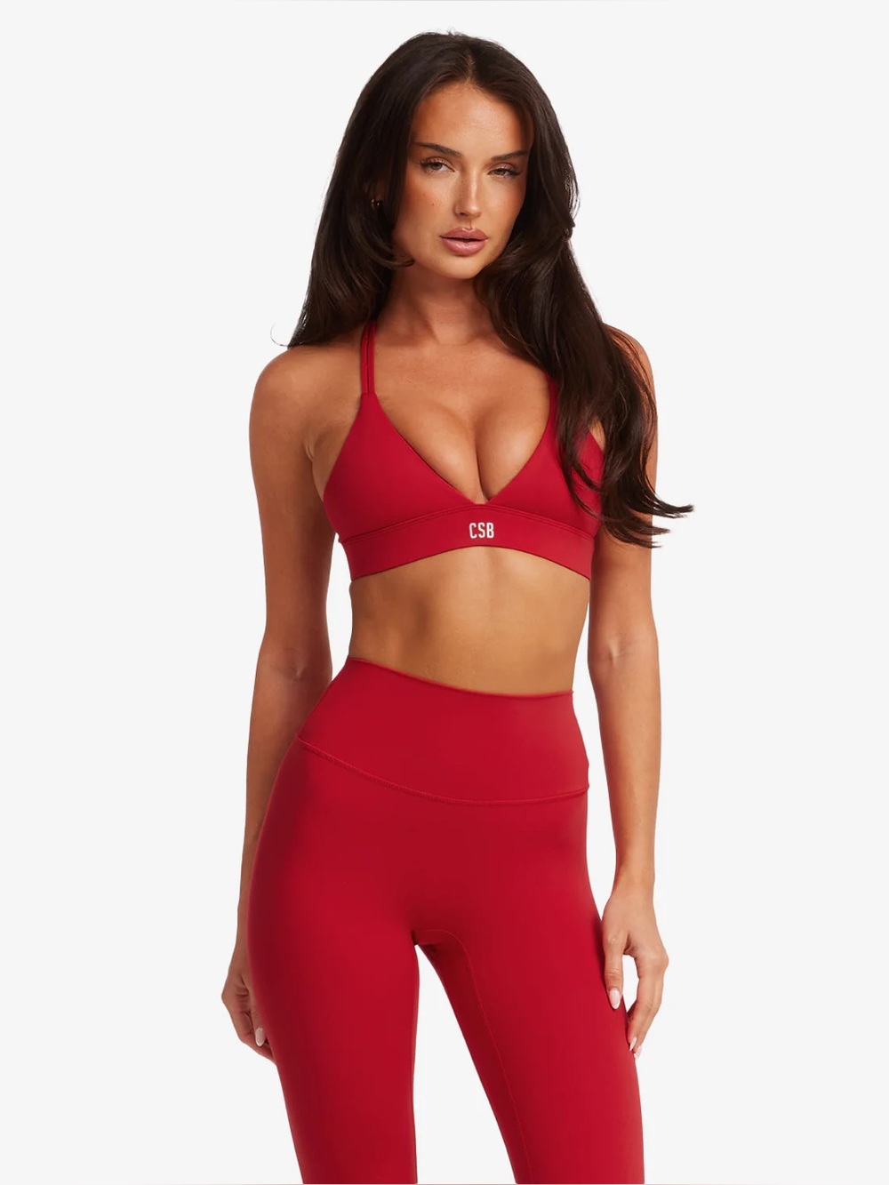 CSB Serenity Stella Crop | Chili Red XS